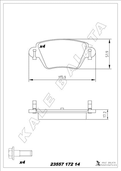 ARKA BALATA FIRST MONDEO 1.8-2.0-2.5 00-07 JAGUAR XTYPE 2.0-2.5-3.0 01-09 7701207187-1S712M008AD-WVA23557