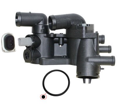 TERMOSTAT KOMPLE MÜŞÜRLÜ POLO 01>08 CORDOBA 02>09 IBIZA II-II-IV 97> (87c) - OEM 032121111AP,032121011AN,032121111BG