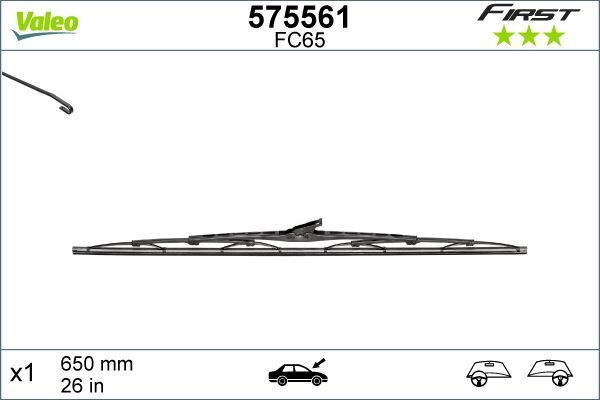 SİLECEK SILENCIO 60 CM X1 VM18 RENAULT TOYOTA VOLVO SUBARU PEJO VW OPEL BMW KIA FIAT SWF 116148 8250A246-983502K000