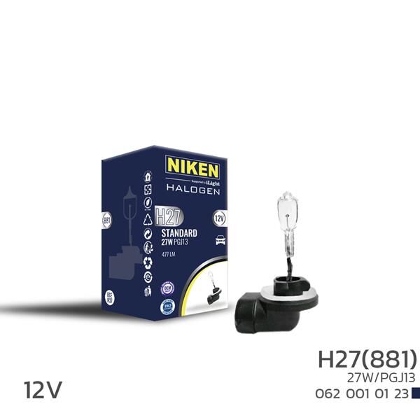 NIKEN H27W/2 881 27W HALOJEN AMPUL PGJ13 12V