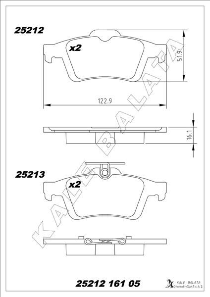 ARKA BALATA FOCUS II CMAX 03> CONNECT 02> LAGUNA III 07> OPEL VECTRA C 02> SIGNUM 03> CITROEN C5 08> PEUGEOT P508 10>18 1647875980-4254.A8 3M512M008AC-440601689R-93192623