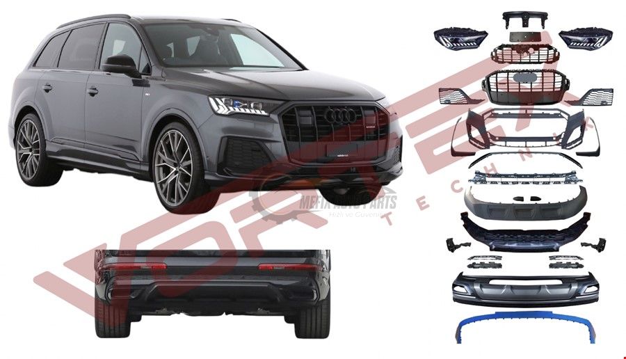 AUDİ - Q7 2015- İÇİN 2020- S LİNE DÖNÜŞÜM SETİ (FARLI) -