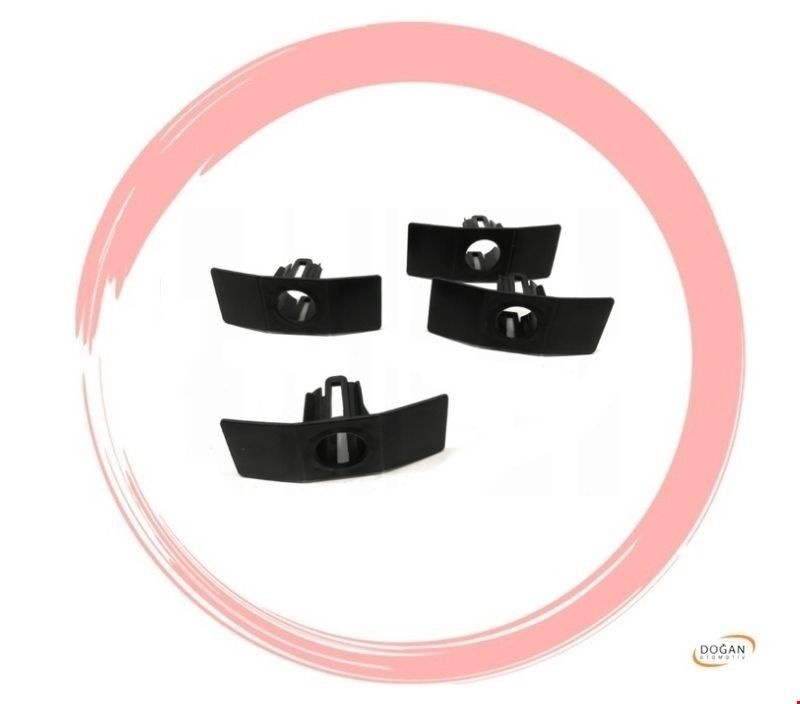 VOLKSWAGEN - ARKA TAMPON SENSÖR BRAKETİ (4LÜ) SET PASSAT 2011- - 3AE919491 / 3AE919491A / 3AE919492A