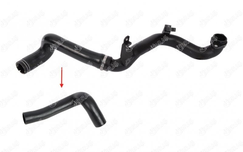 TURBO ÇIKIŞ HORTUMU PLASTİK PARÇA HARİÇ FIORINO-QUBO-BIPPER -NEMO 1.3MJT-HDI