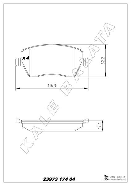 FREN BALATASI ON RENAULT CLIO III-IV MODUS 04> EXPRESS 21> ZOE 12> KANGOO II 08> CAPTUR 13> DACIA DUSTER 10> LOGAN 04> DOKKER 12> . NISSAN MICRA III K12 03>10 NOTE 06> 410608481R-7701208422-41020AX625