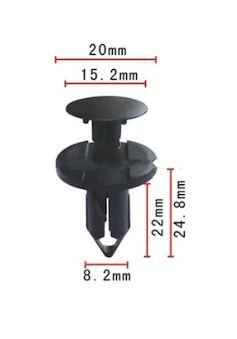 DAVLUMBAZ VE KARTER MUHAFAZA KLİPSİ RENAULT-FORD-WOLKSVAGEN-AUDİ - OEM 7701049271