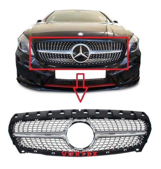 MERCEDES - ÖN PANJUR (GRİ-DİAMOND ) CLA W117 2013- - 1178801503 / 1178801303