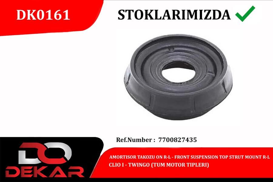 AMORTISOR TAKOZU ON SAG-SOL CLIO I-TWNG TUM MOTOR TIPLERI 7700827435