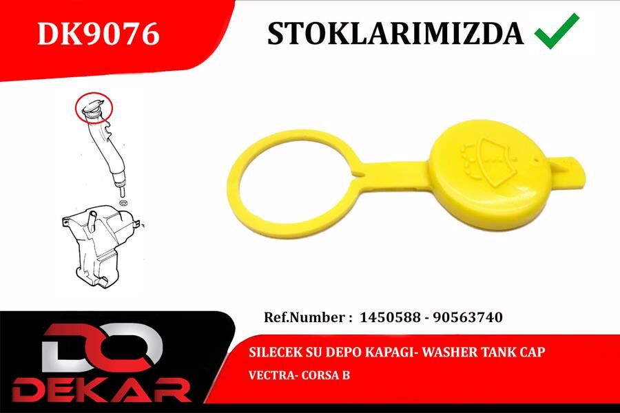 SILECEK SU DEPO KAPAGI VECTRA- CORSA B 1450588-90563740