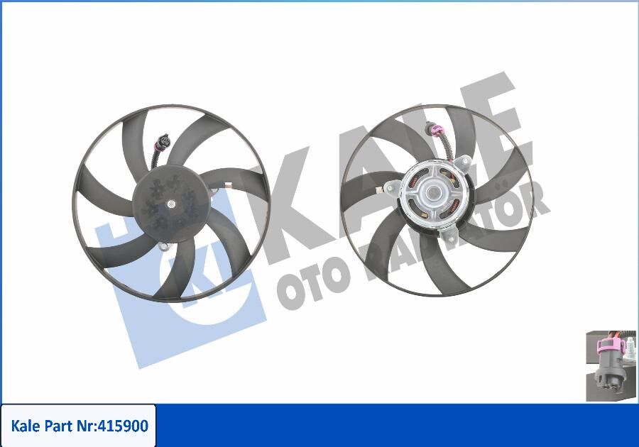 FAN MOTORU DAVLUMBAZLI SAĞ SEAT CORDOBA-IBIZA II-III VW CADDY II-POLO-POLO CLASSIC (120W-302mm)