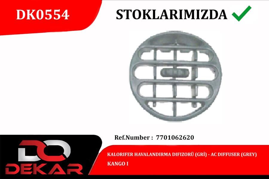 KALORIFER HAVALANDIRMA DIFIZOR GRI KANGO I 7701062620