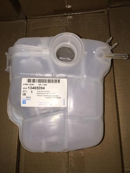 RADYATOR GENLESME DEPOSU ASTRA J CRUZE CHECK KONTROL HARIC  13393368-1304028-13465094