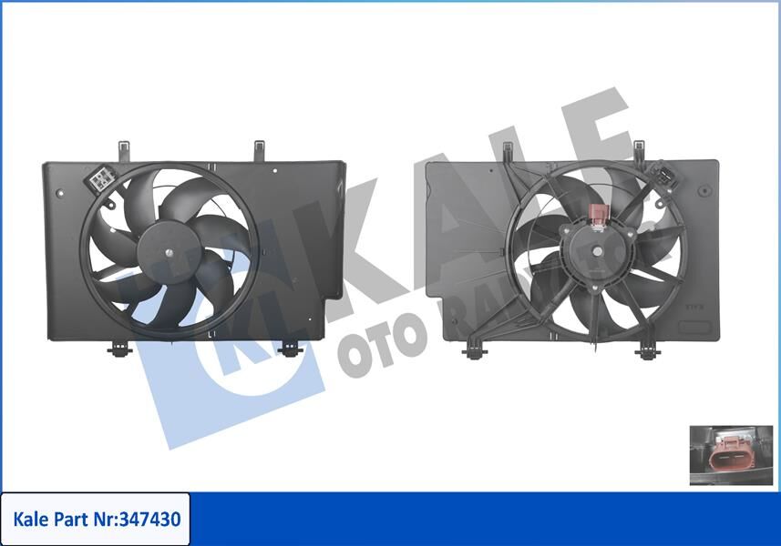 FAN MOTORU AC FIESTA VI 08>15 B MAX 12>1.4TDCI 1.5TDCI 1.6TDCI KLIMALI OTOMATİK VİTES 1843148-8V518C607EJ