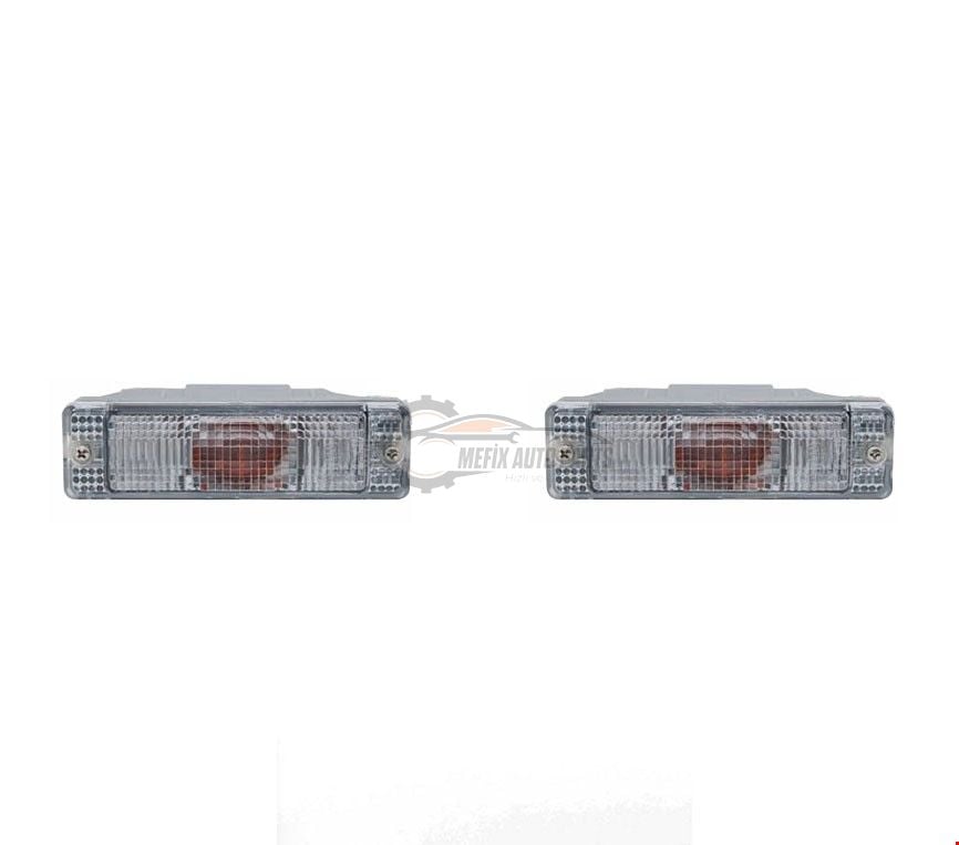 VOLKSWAGEN - ÖN TAMPON SİNYALİ ''SET'' BEYAZ GOLF 2 1984- - 161949101