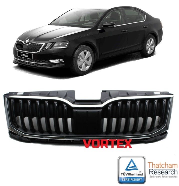 SKODA - ÖN PANJUR ( KROMLU ) OCTAVİA 2017- - 5E0853653A / 5E0853761C / 5E0853343