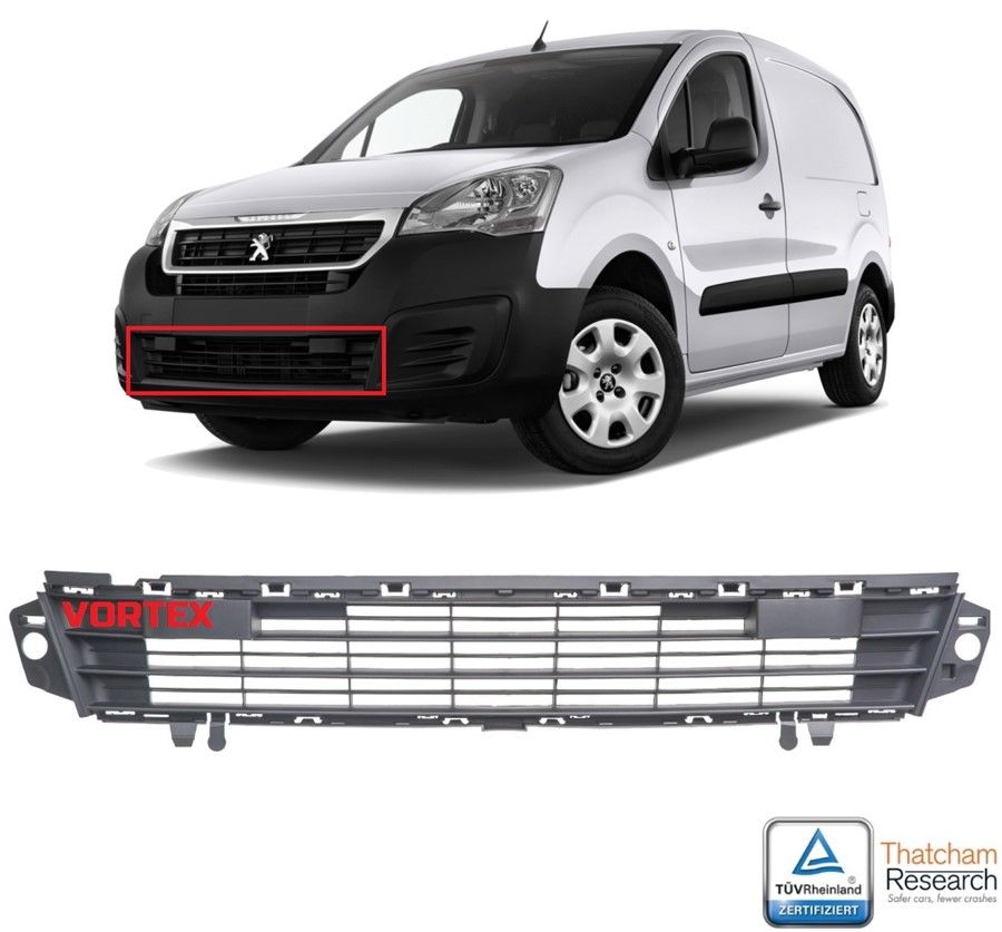 PEUGEOT - ÖN TAMPON ORTA IZGARA PG PARTNER 2015- - 9810963580