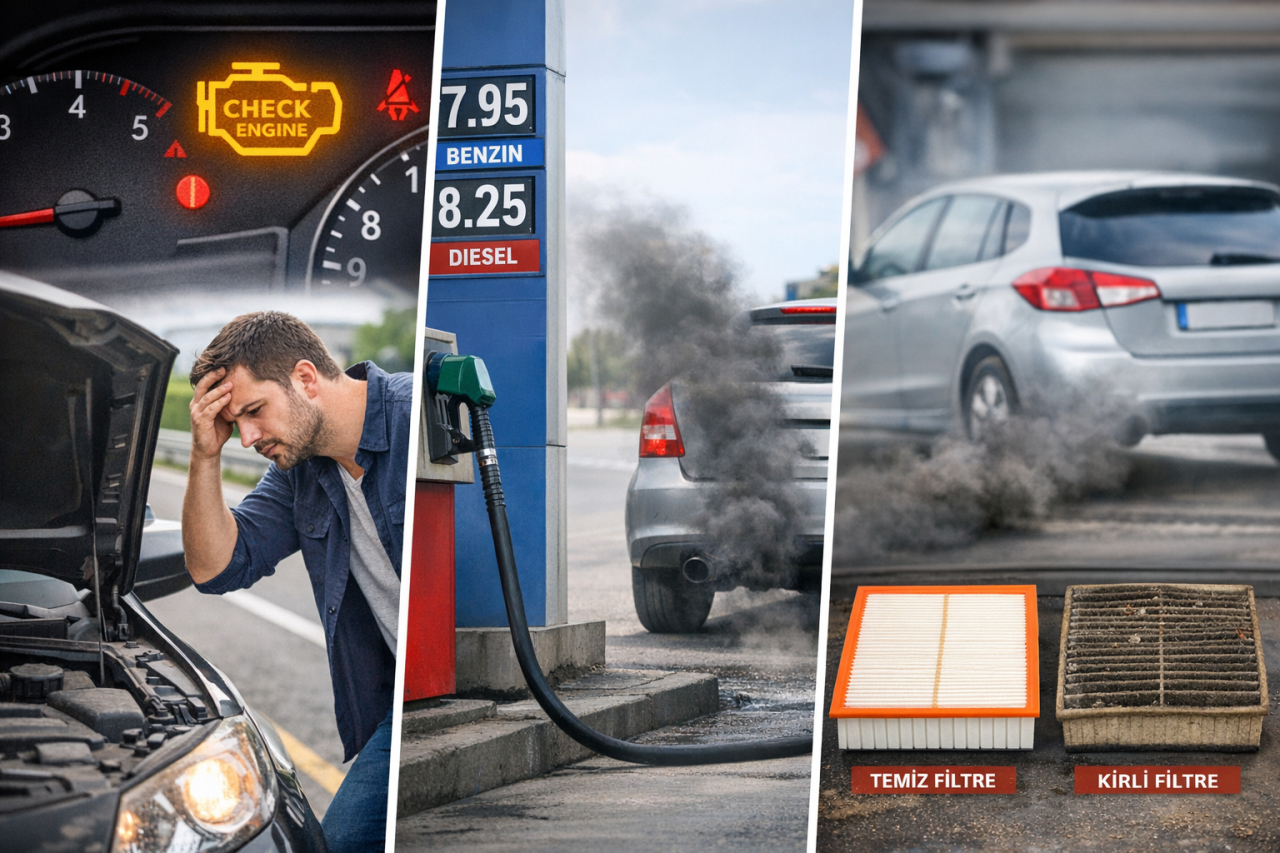Hava Filtresi Tıkandığında Araçta Ne Gibi Sorunlar Oluşur?