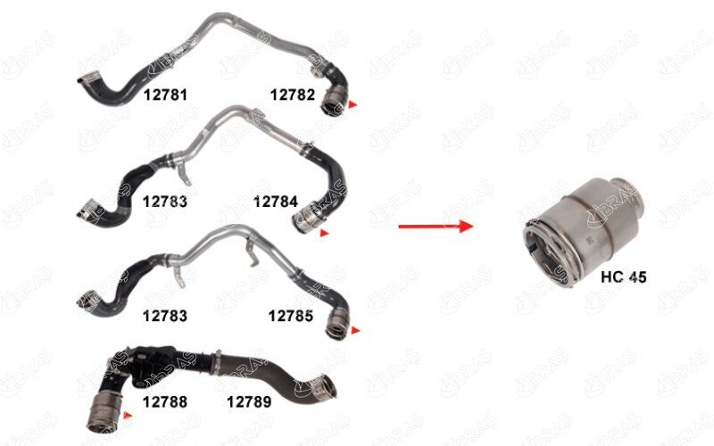 TURBO HORTUMLARI NV400 Platform şasi X62. X62B dCi 130 M9T704 - OEM 144607250R,144603730R,144603389R,144602862R,144604669R,144602717R,144605171R,144606964R,1446300Q2F,1446300Q2K,1446000Q3K,4423901,95519365,95524032,95529993