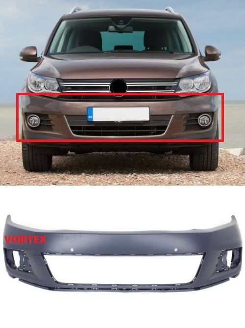 VOLKSWAGEN - ÖN TAMPON ( DÜZ ) TİGUAN 2012- - 5N0807217ESGRU