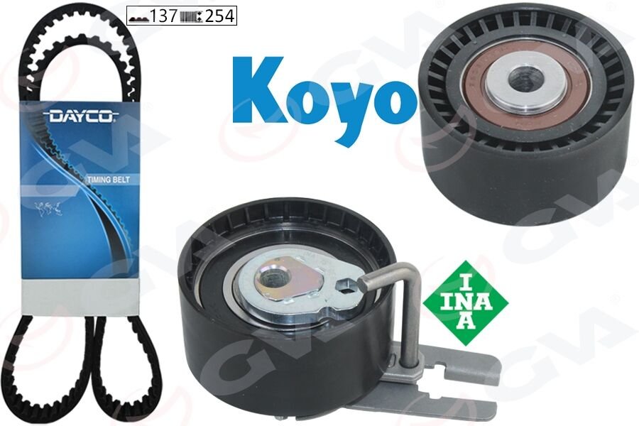 EKSANTRİK GERGİ KİTİ P206-P207-P307-P308-P407-P3008-EXPERT-PARTNER-BERLINGO-JUMPY-C2-C3-C4-C5- XSARA-FOCUS II-FIESTA V-VI VOLVO S40-C30-V50-FIAT SCUDO EURO4 1.6 HDI-TDCİ  0831.V4-3M5Q8A615CA-9467565880