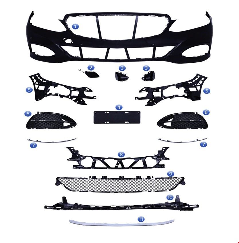 ÖN TAMPON SET ( SENSÖRLÜ PANJURSUZ ) W212 2013-