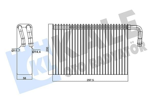 EVAPORATOR BMW E39 E53 RANGE ROVER 3 VOGUE L322 02>12  64118385560-JQB000160