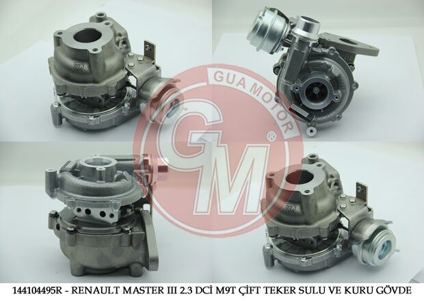 TURBO ŞARJ RENAULT MASTER III 2.3 DCİ M9T ÇİFT TEKER 125-145-150BG OPEL 2.3CDTI NİSSAN 2.3DCI