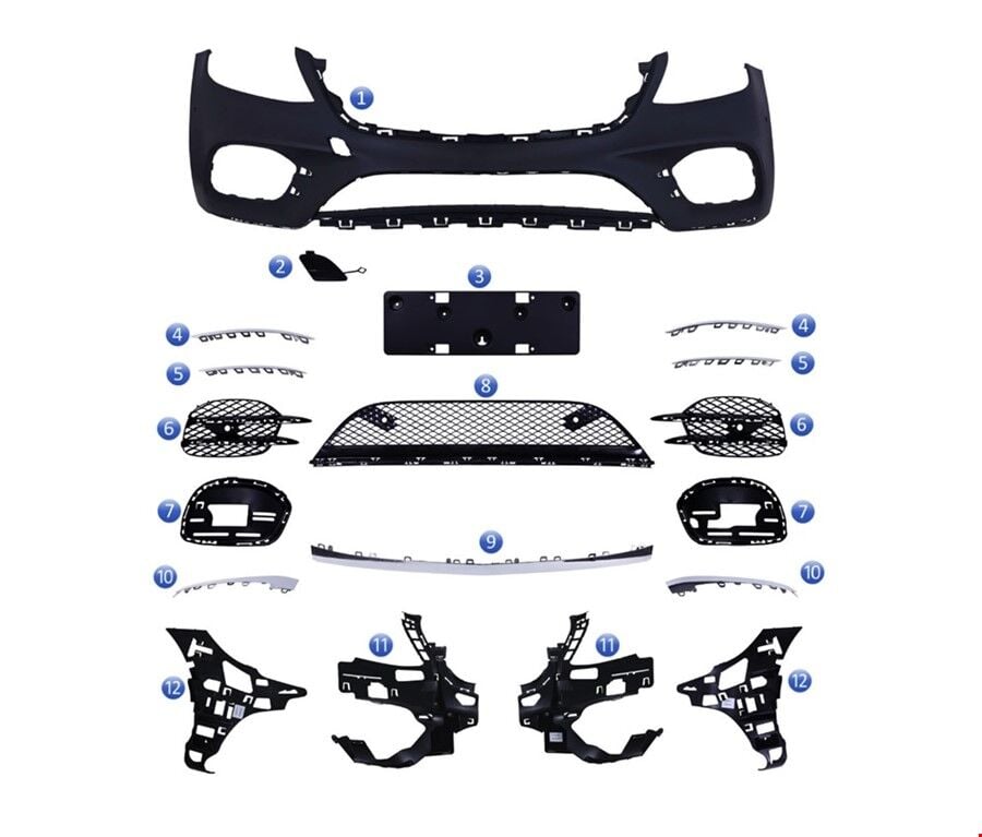 ÖN TAMPON SET ( PANJURSUZ ) S400 AMG W222 2018-