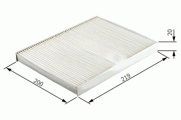 POLEN FİLTRESİ MONDEO III 11/00 >07 JAGUAR XTYPE 01-09 KARBONSUZ 1987431073 CU5141