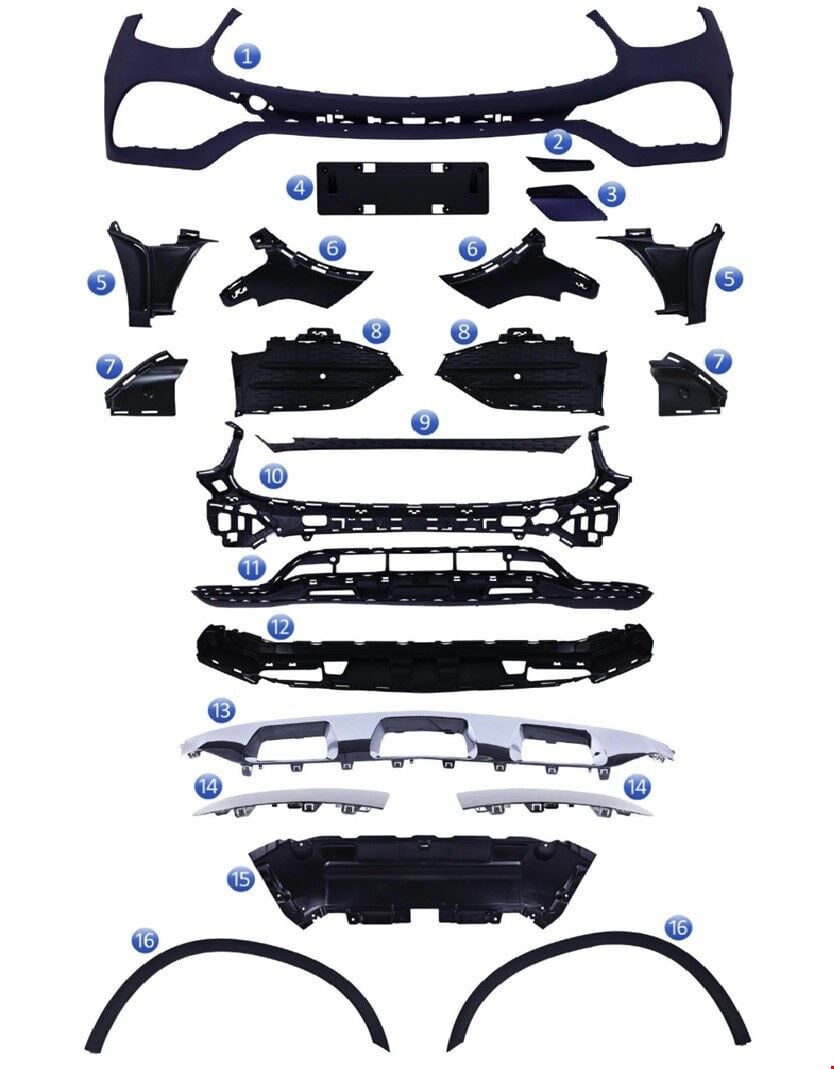 ÖN TAMPON SET AMG W253 2020-