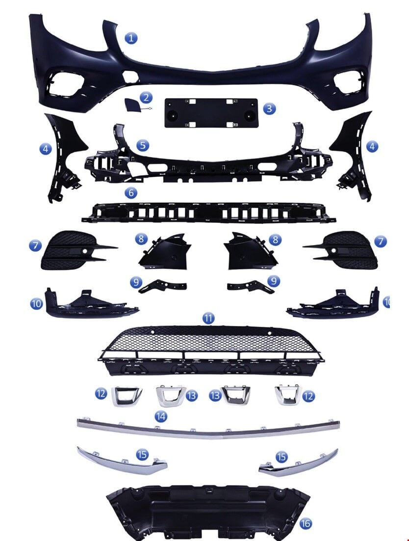 ÖN TAMPON AMG SET W253 2016-