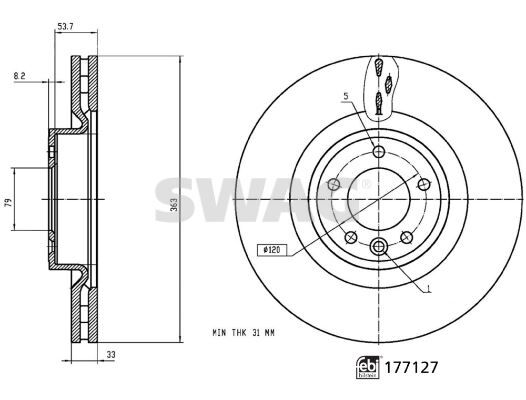 ARKA TEKER PORYASI KOMPLE ASTRA J 09>15 ZAFIRA C 11> CHEVROLET CRUZE 09>15 5 BİJON