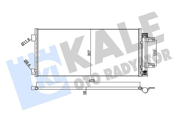 KLİMA RADYATÖRÜ KONDANSATÖRÜ OPEL ASTRA K 15>22 AL/PL/BRZ