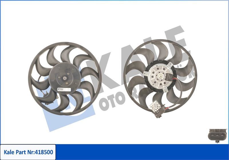 SU RADYATÖR FAN MOTORU PERVANELİ 1.3-1.6-1.9 ASTRA H-ZAFIRA B 280W-315mm  6341172-24467444