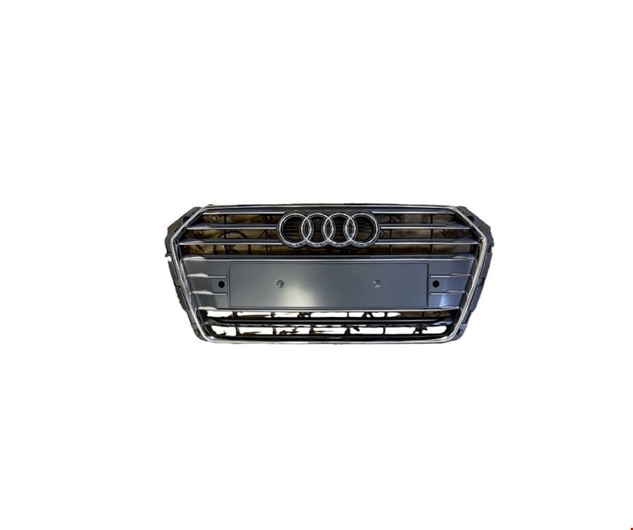 AUDİ - ÖN PANJUR (KROM ÇİZGİLİ-PARLAK GRİ) A4 2017- - 8W0853651AC RN4