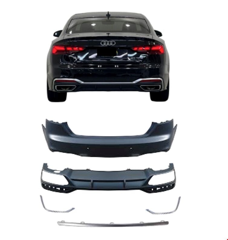 ARKA TAMPON SET S-LİNE (GRİ DETAY) A5 2020-