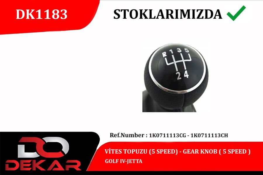 VİTES TOPUZU 5 İLERİ GOLF IV-JETTA  1K0711113CG