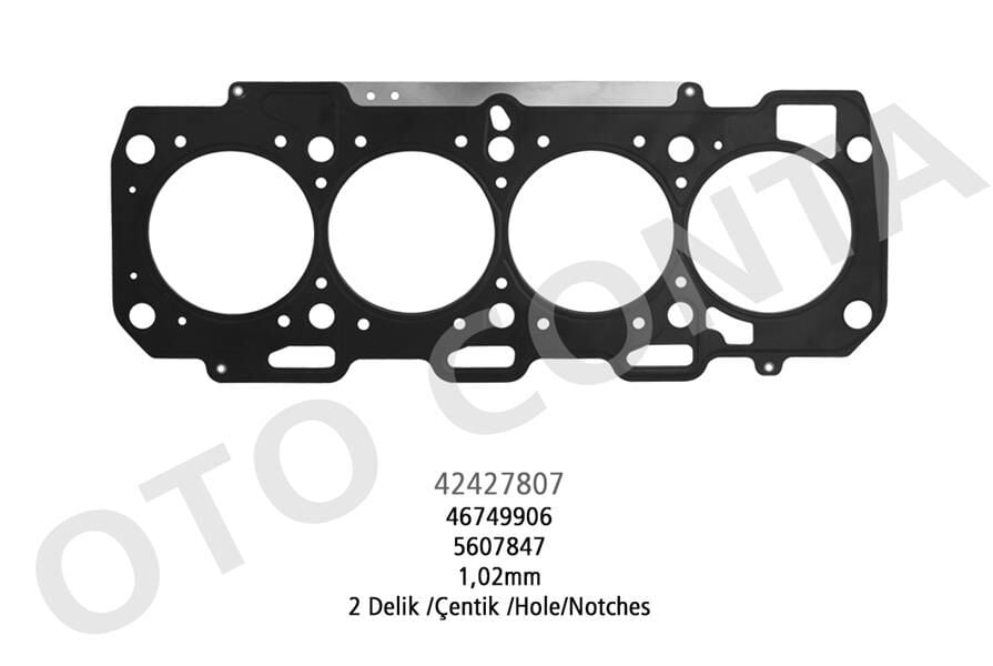 EGZOZ MANİFOLD CONTA DOBLO 1.2-1.4 01 PALIO 1.2 97-02 PUNTO 1.2 99