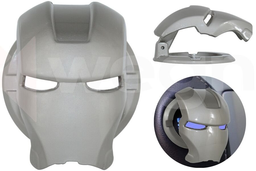 IRON MAN START STOP KORUYUCU KAPAK GRİ  AKSESUAR