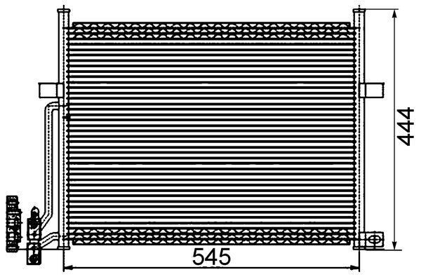 KLIMA RADYATORU BMW E46 M43 M52 M54 N40 N42 N45