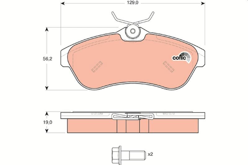ÖN FREN BALATASI CITROEN C2 06>09 C3> 03>10