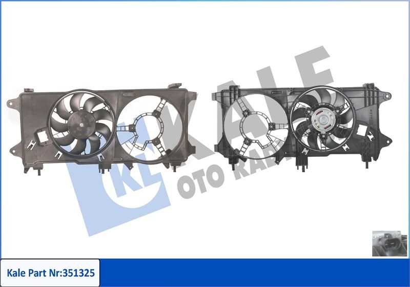 FAN MOTORU DAVLUMBAZLI FIAT DOBLO 1.3 MJET 03 > 1.9JTD 01 > EURO III TEK MOTORLU KLİMASIZ  51755589