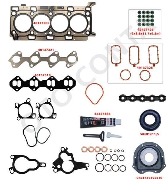 SİLİNDİR KAPAK CONTASI OPEL MOVANO A 06 VIVARO A 06 RENAULT TRAFIC II 06 MASTER II 06 2.5dCi G9U  4403869-8200057611-8200406743