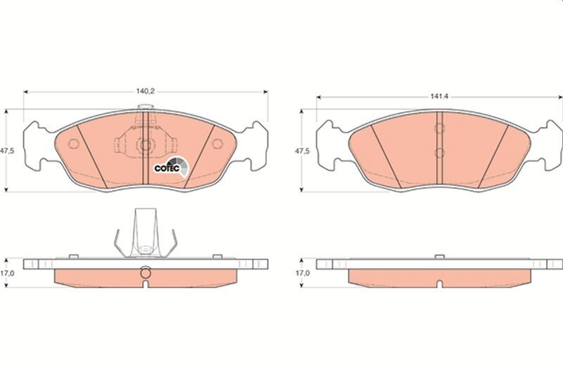 FREN BALATASI ON JAGUAR S-TYPE II X200 1999>2007