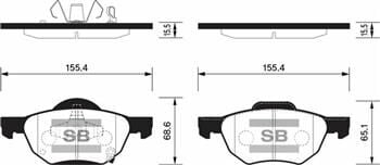 ÖN FREN BALATA HONDA ACCORD 2.0L 2.4L K20 K24 2.2L CDTi CL kasa 03->