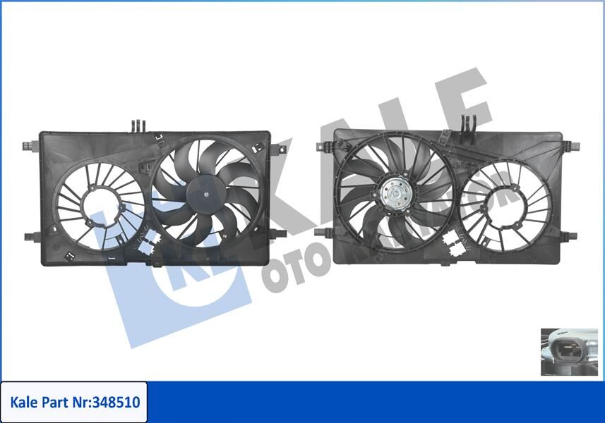 FAN MOTORU KOMPLE MASTER III 10>MOVANO B III 10> 2.3 DCI M9T