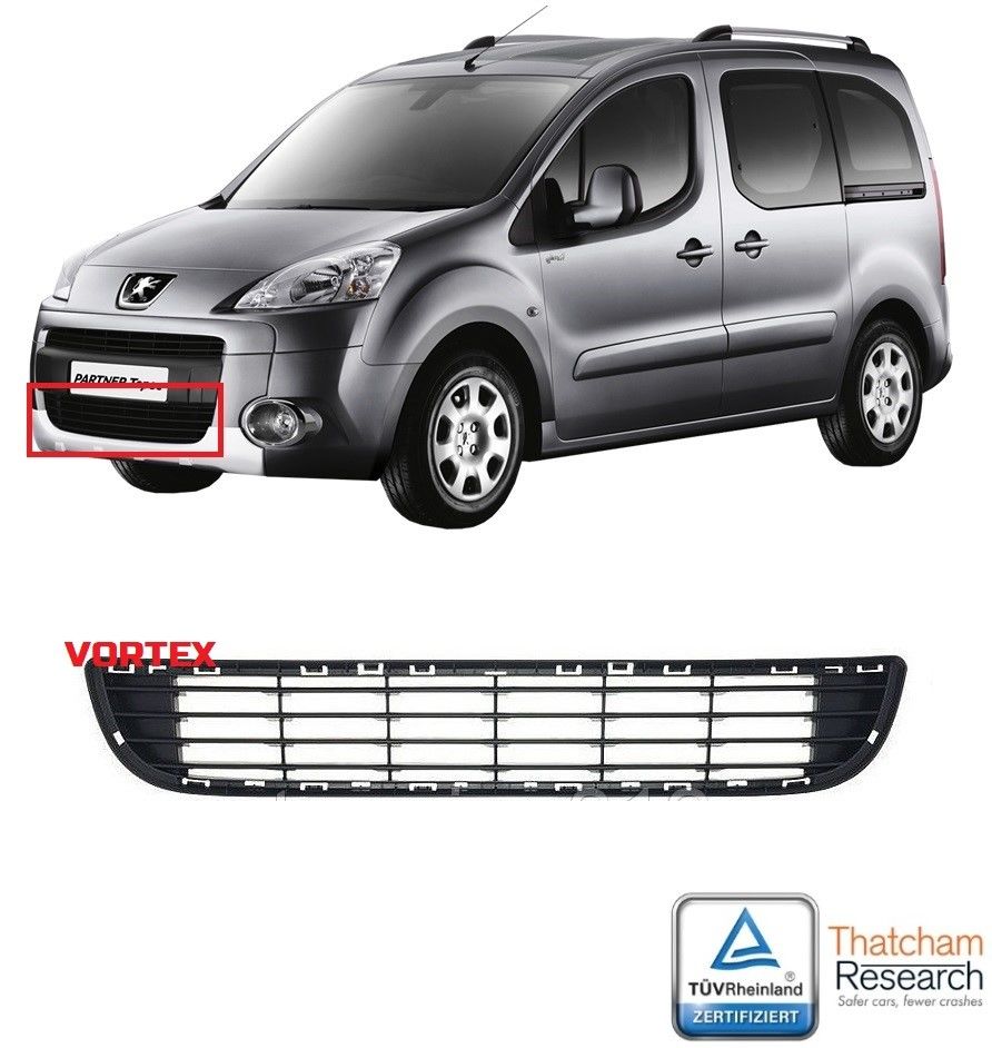 PEUGEOT - ÖN TAMPON ORTA IZGARA BERLİNGO/PARTNER 2008- - 7414.ZN / 9677603680 / 7414ZN / 9681519877