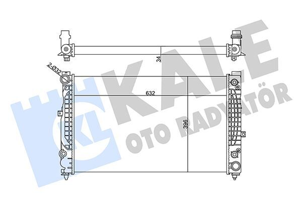 RADYATÖR AUDI A4 A6 2.4/2.6/2.8 95-01-SIPERB 2.8 V6-2.5 TDI  4B0121251AF-8D0121251BB-8D0121251B