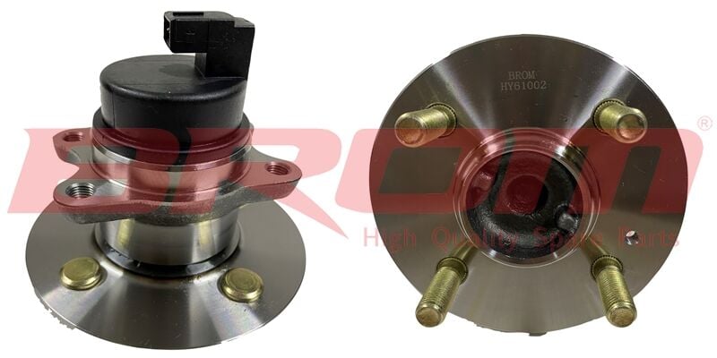 ARKA TEKER PORYASI RULMANLI HYUNDAI ACCENT ERA 1.4L 1.6L 1.5L 06-10 / GETZ 02-09 / İ20 08-> / KIA PI CANTO 1.0L 1.1L 04-> ABS SENSÖRLÜ - 4 BİJON