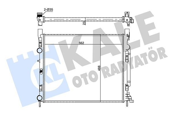 MOTOR SU RADYATORU MERCEDES CITAN W415 12> . RENAULT KANGOO II 1.2TCe-1.5dCi-1.6 16V 08>  A4155000102-8200455801